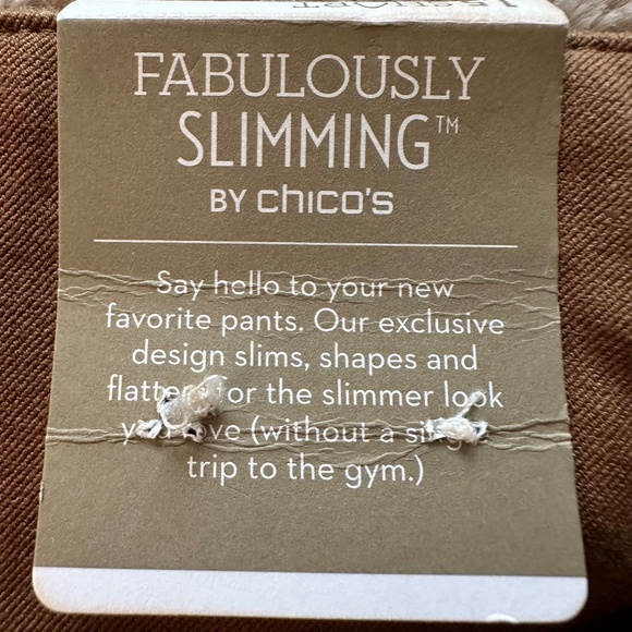Chico's Pants 1.5 Short US M/10 Short Slimming 4 Way Stretch Pull on Cafe NEW - Picture 14 of 16